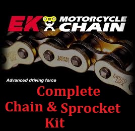EK Complete Chain and Sprocket Set For Triumph