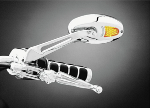 Kuryakyn Turn Signal Mirrors: 1431 Flat Glass